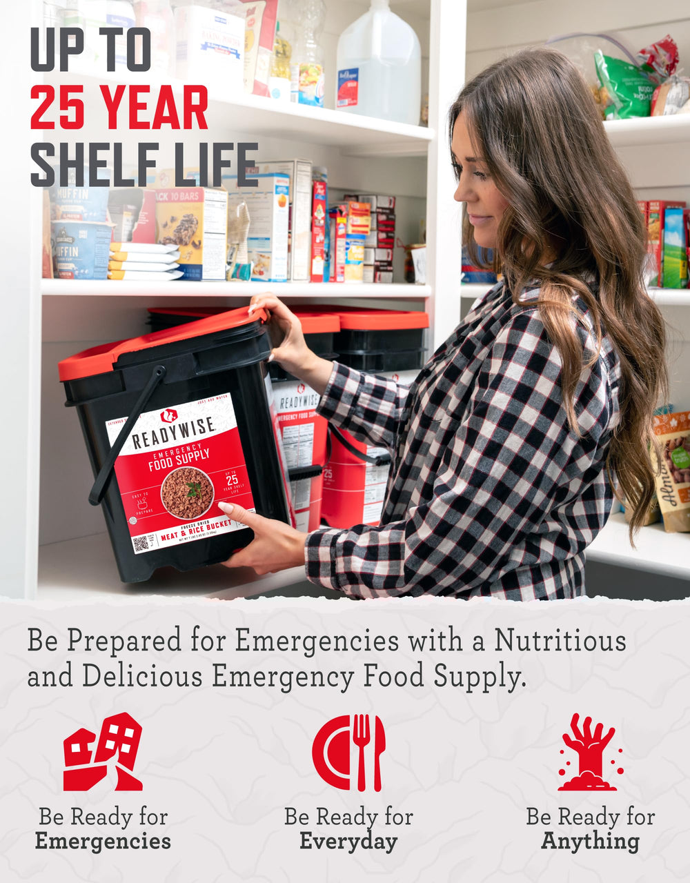 ReadyWise up to 25-year shelf life supports long-term preparedness