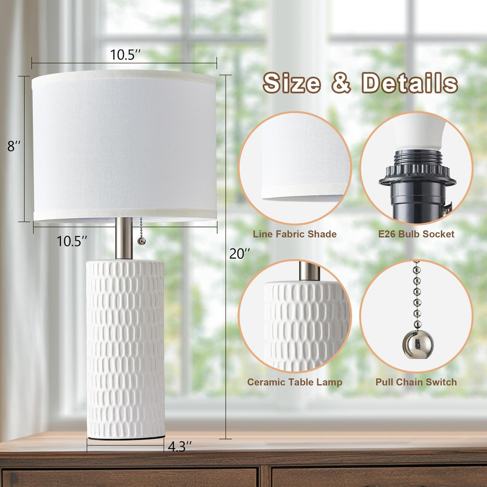 Reaketon lamps with standard E26 base compatible with common bulbs.