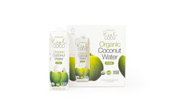 Real Coco Organic Coconut Water bottle for clean hydration with natural electrolytes.