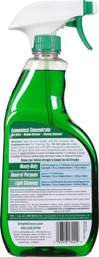 REAL FOOD FROM THE GROUND UP Simple Green All Purpose Cleaner spray action for quick surface refresh
