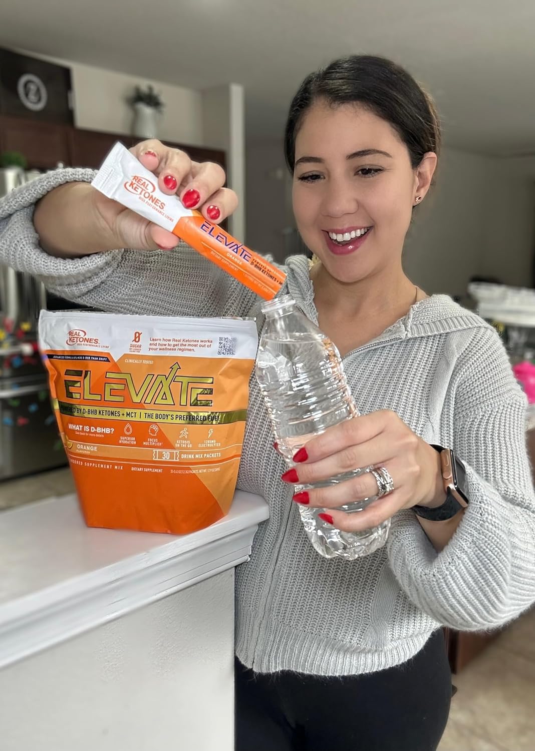Real Ketones sugar free hydration with electrolytes feels refreshing