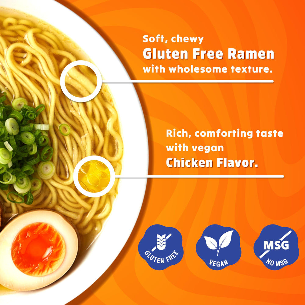 Real Naturals BAMI vegan ramen noodles, ready in minutes for busy days.