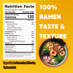 Real Naturals brown rice ramen noodles ideal for healthy meals.