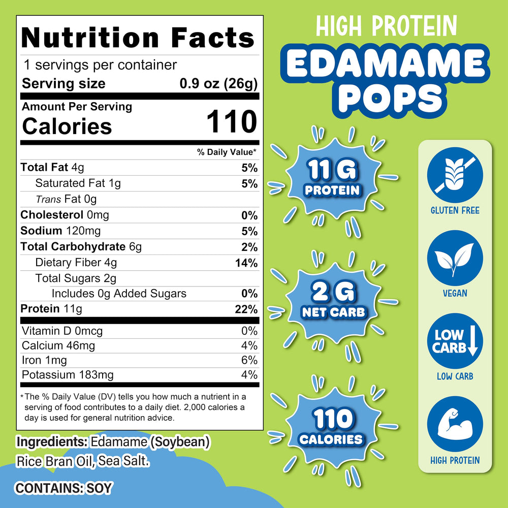 Real Naturals edamame crunch close-up highlights crisp texture.