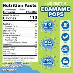 Real Naturals edamame crunch close-up highlights crisp texture.