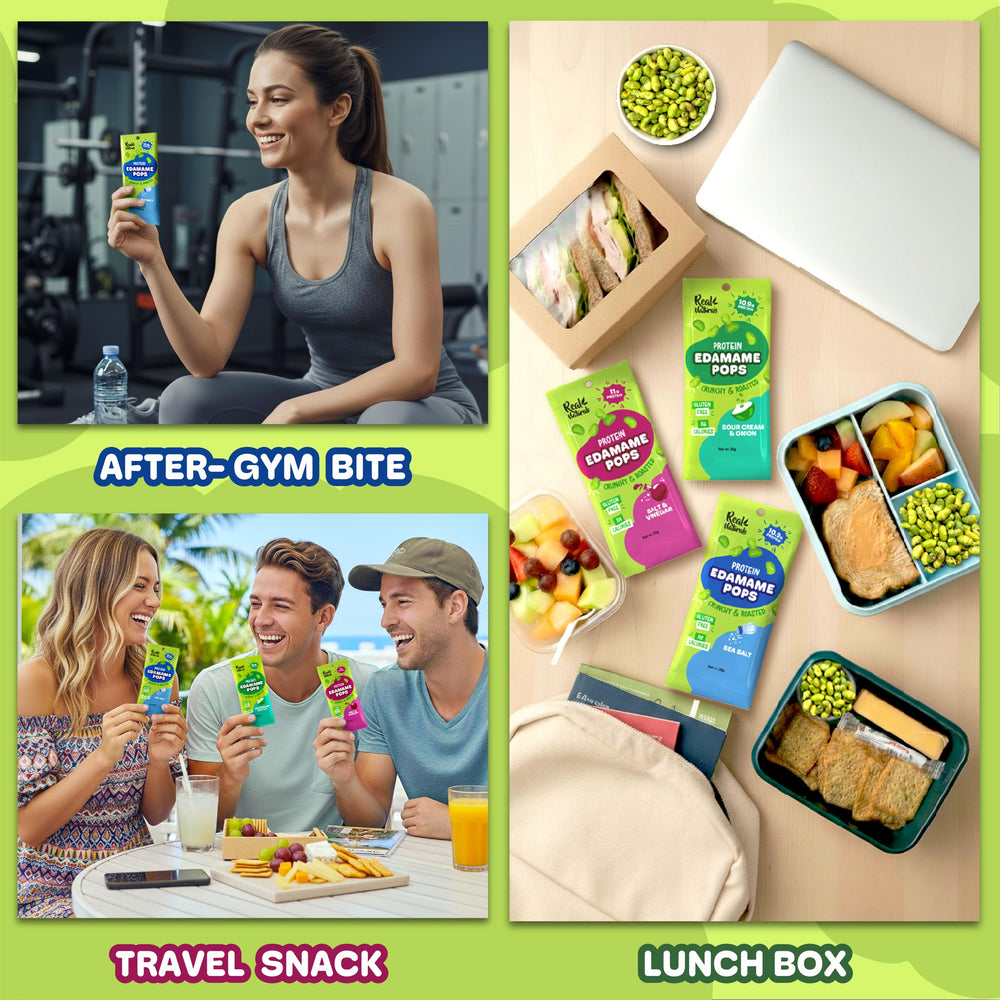 Real Naturals edamame serving idea for lunchboxes