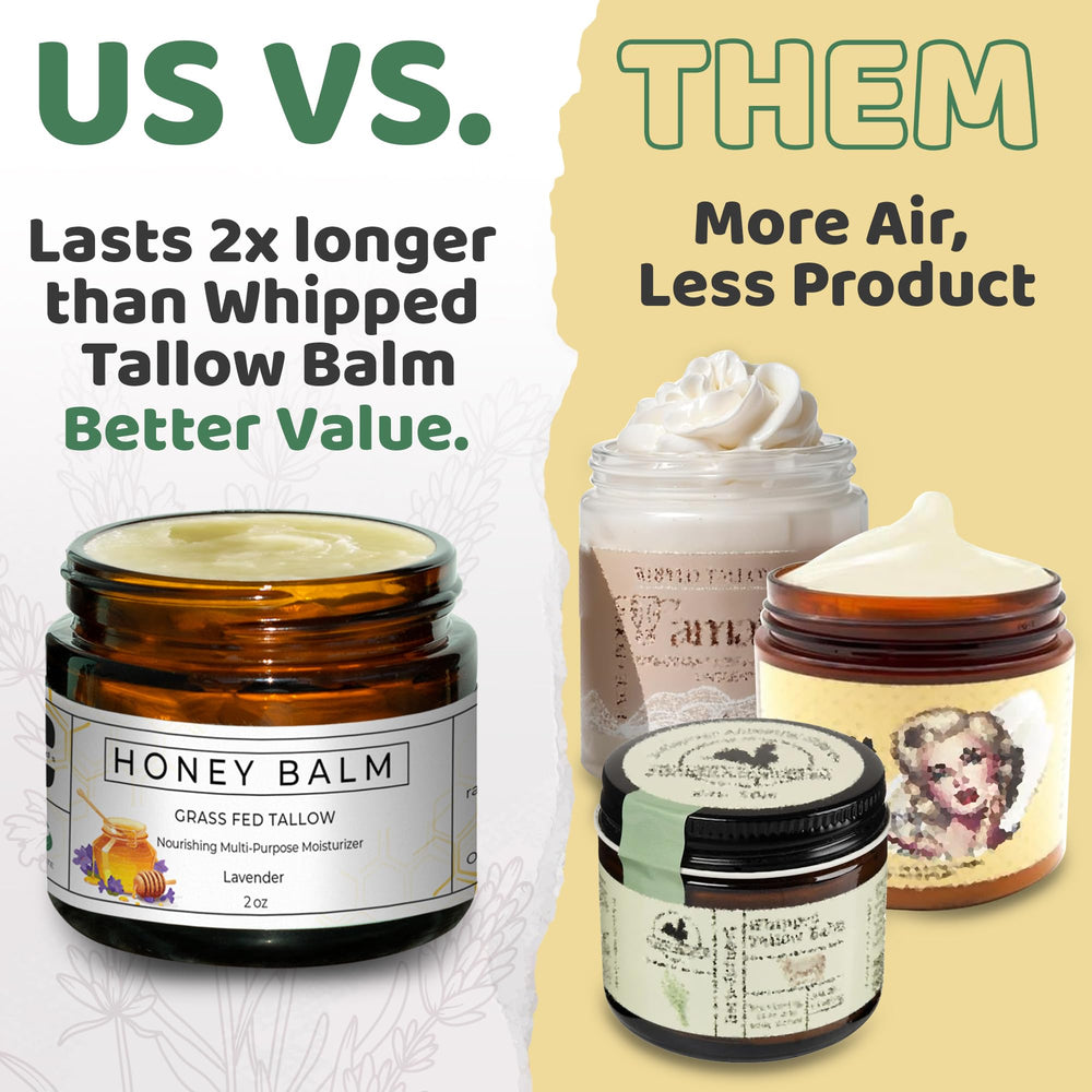 Lavender essential oil drop on Really Good Blends balm provides calming scent.