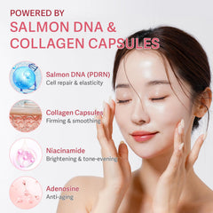 Realori PDRN Capsule Cream with gold boba capsules visible for targeted nourishment