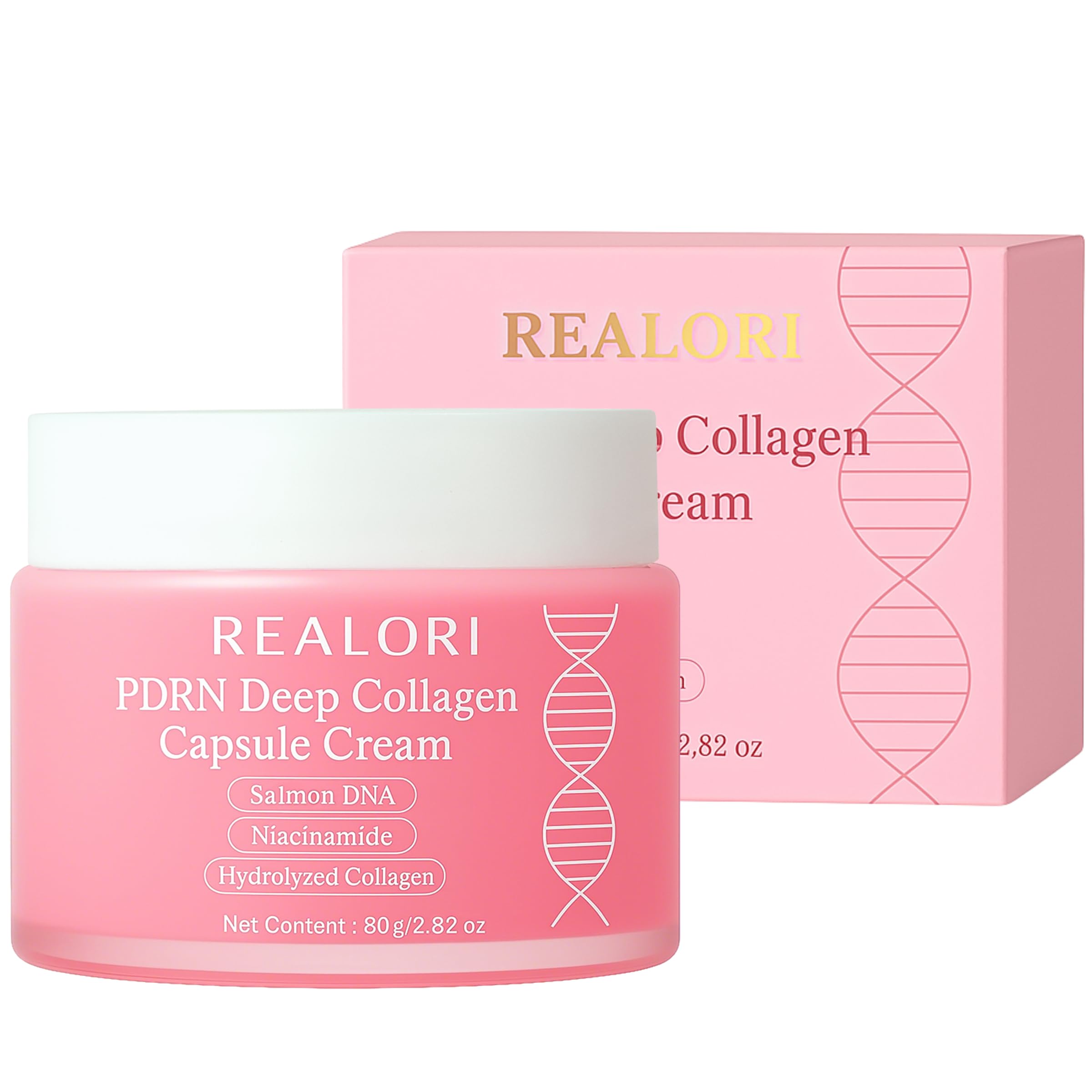 Realori PDRN Capsule Cream after-use glow on smooth skin
