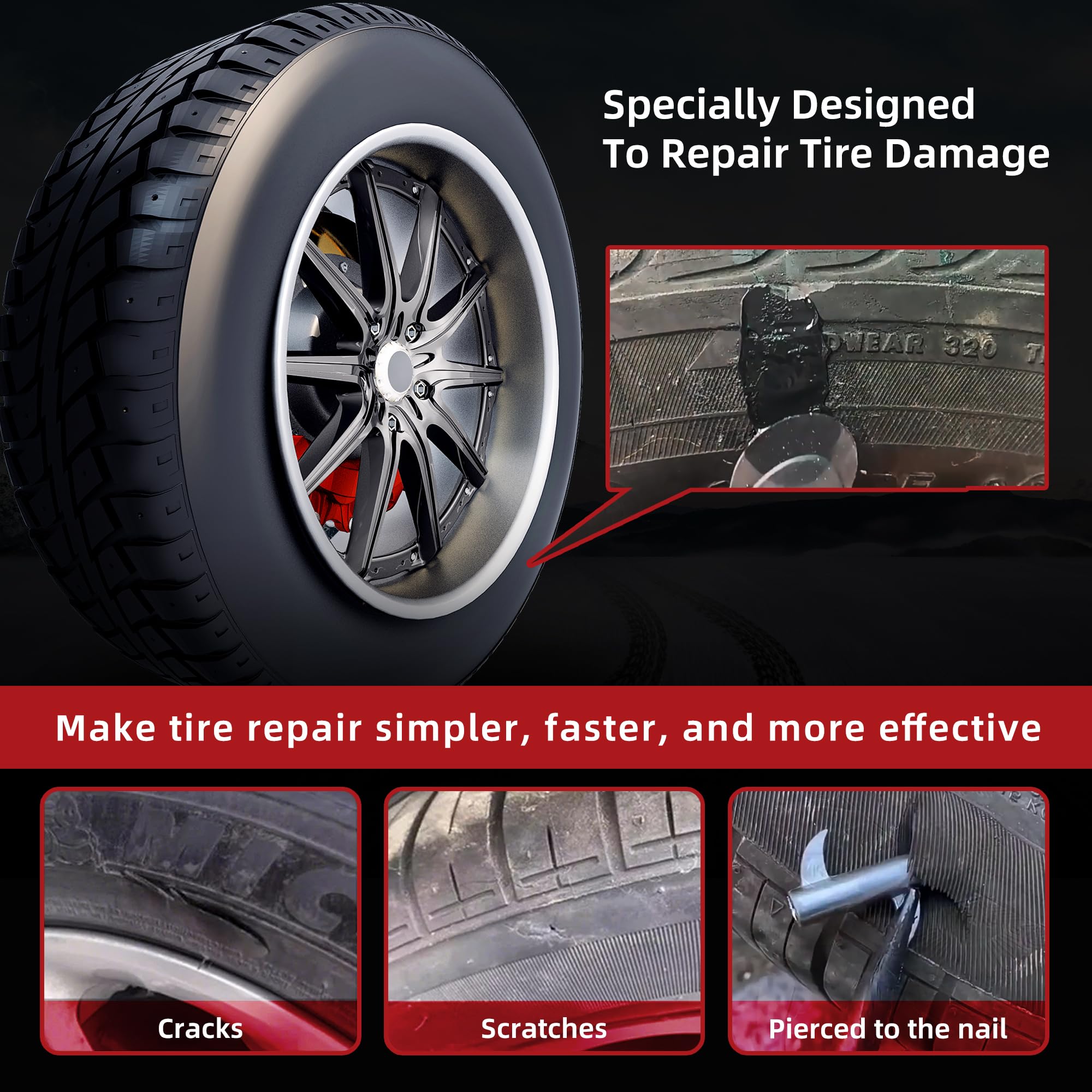 Realth compatible with cars motorcycles trucks bicycles for versatile repairs