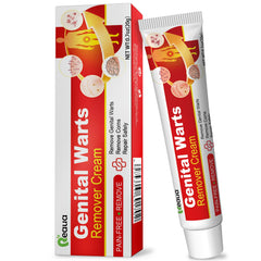 Reaua Wart Remover Gel bottle front showing branding for targeted wart care