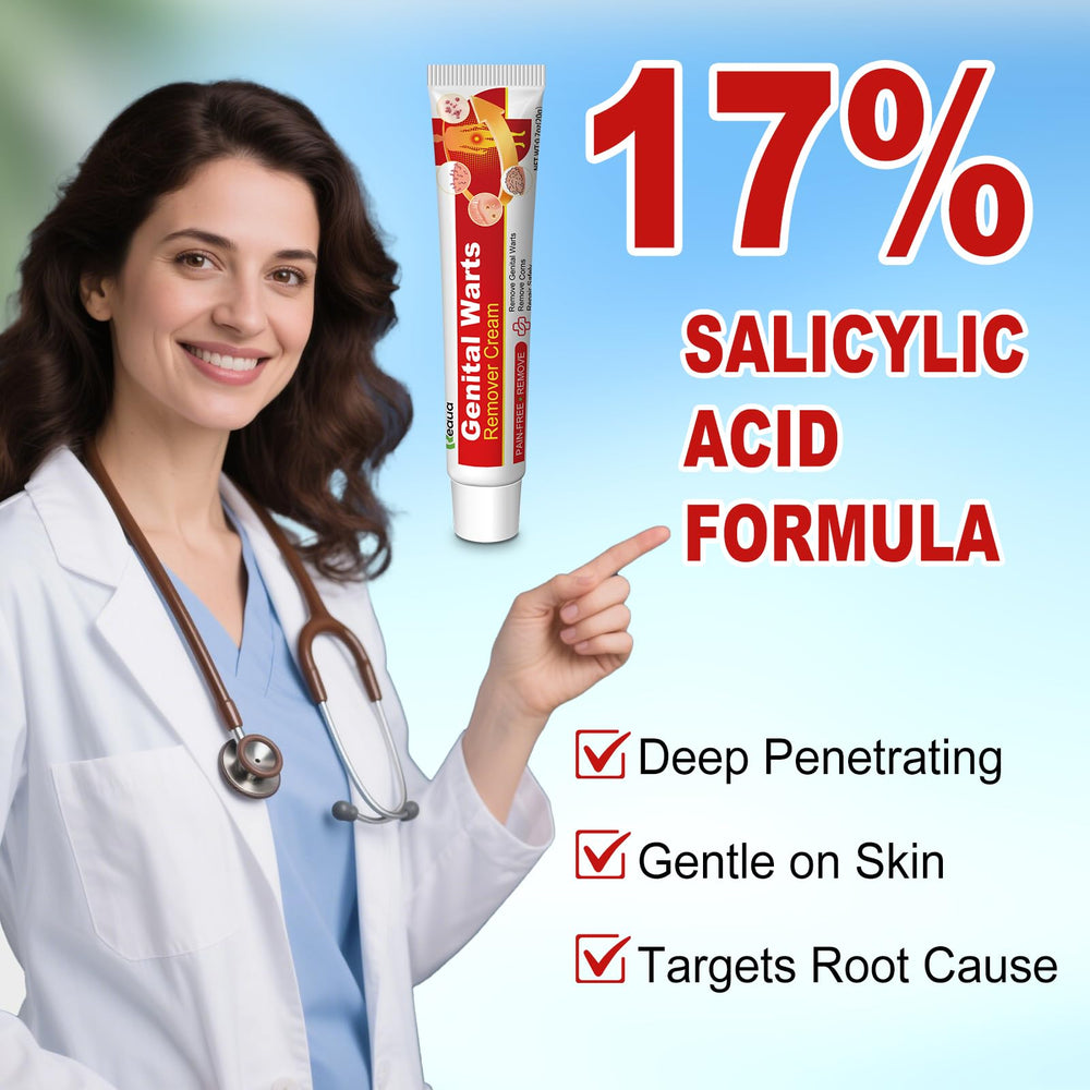 Back label notes 17% salicylic acid content for active formula