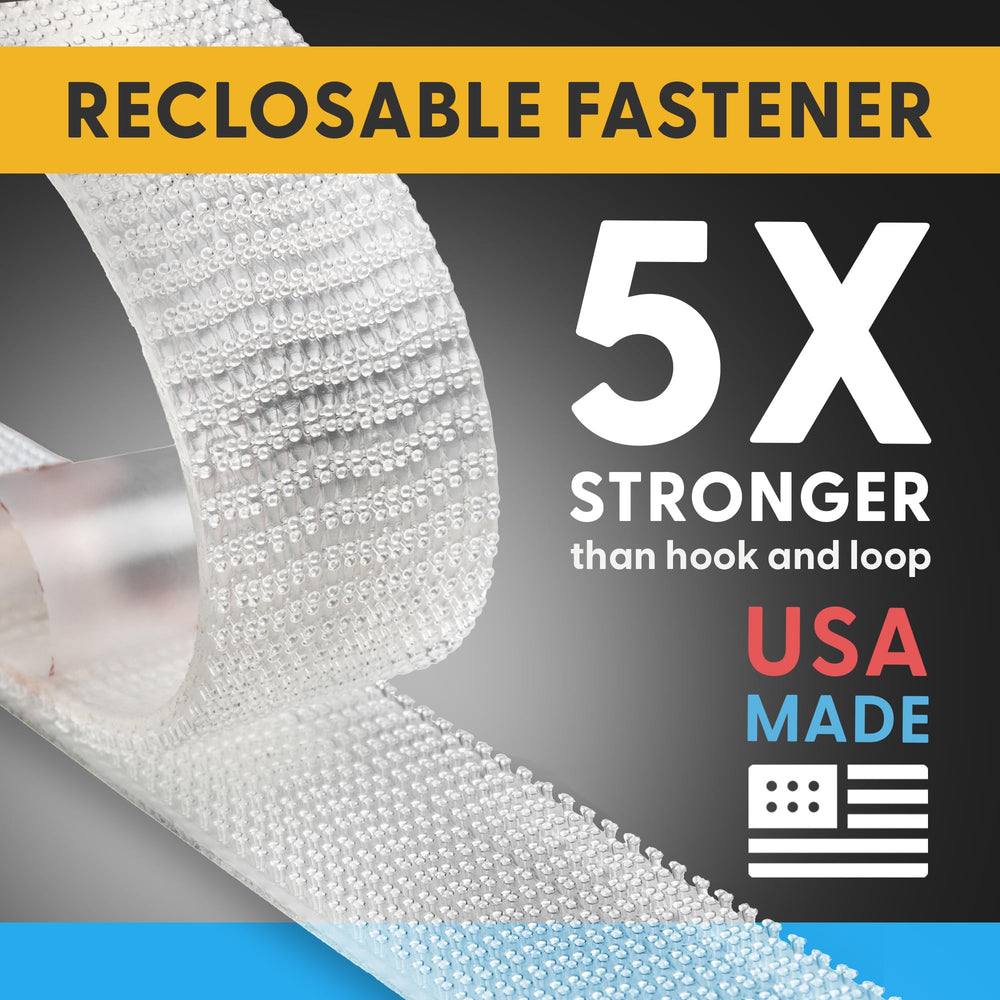 REBUILD SKILLS Clear indoor/outdoor tape visible on surface showing strong bonding
