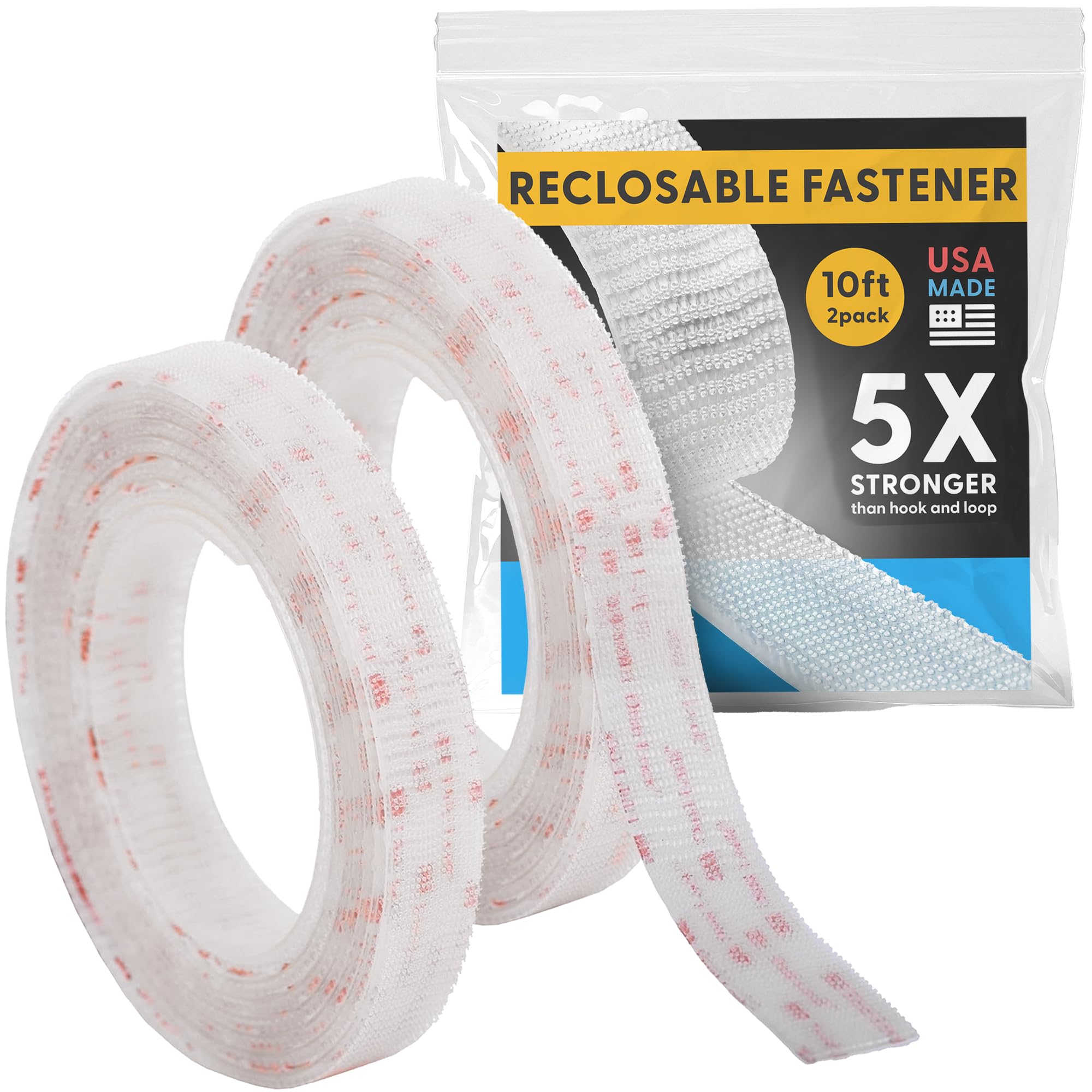 REBUILD SKILLS Industrial Strength adhesive tape 10ft 2-pack on wall for secure mounting