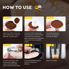 RECAFIMIL compact 70ml cup setup illustrating small-batch serving.