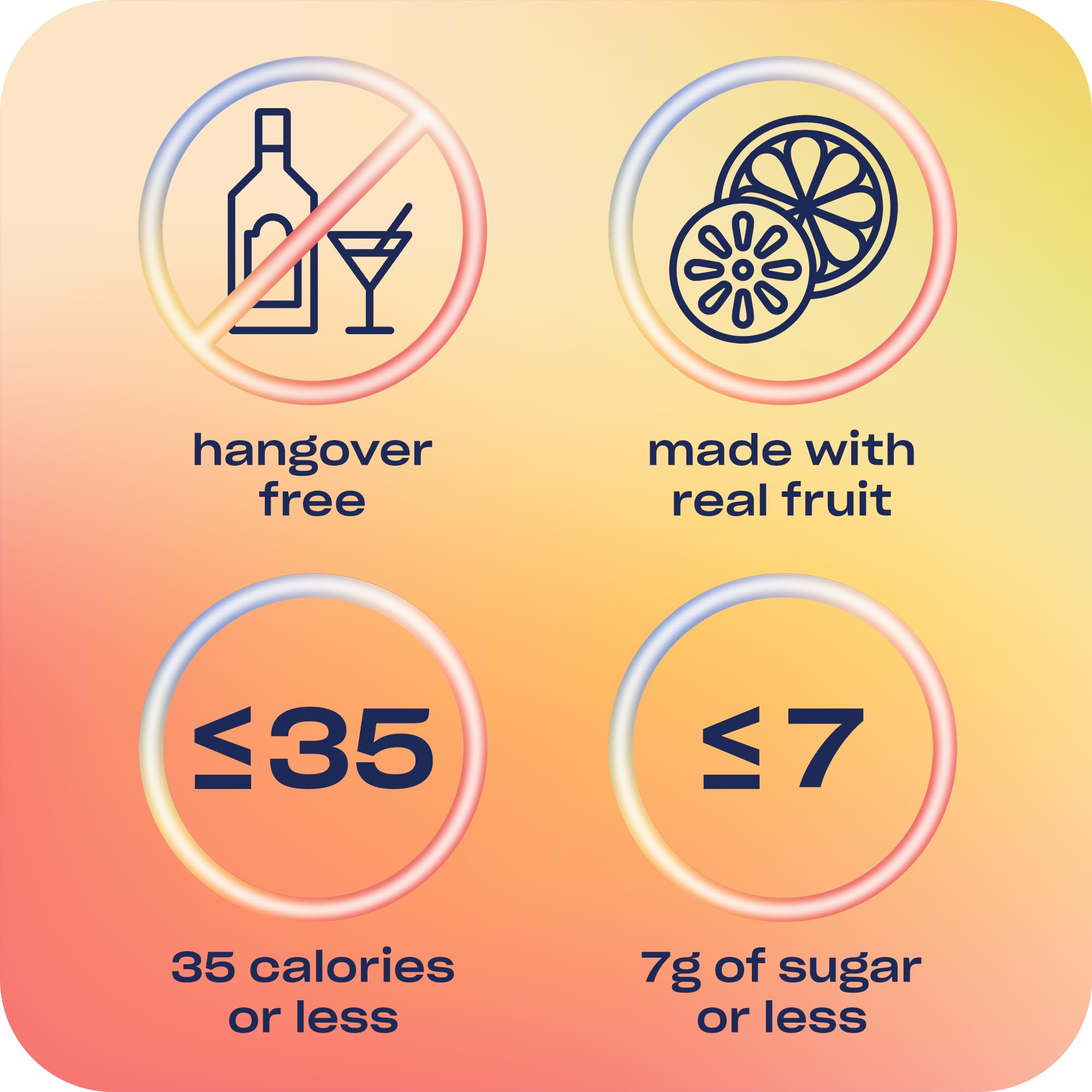 Recess Island Spritz on party table—alcohol-free option for guests.