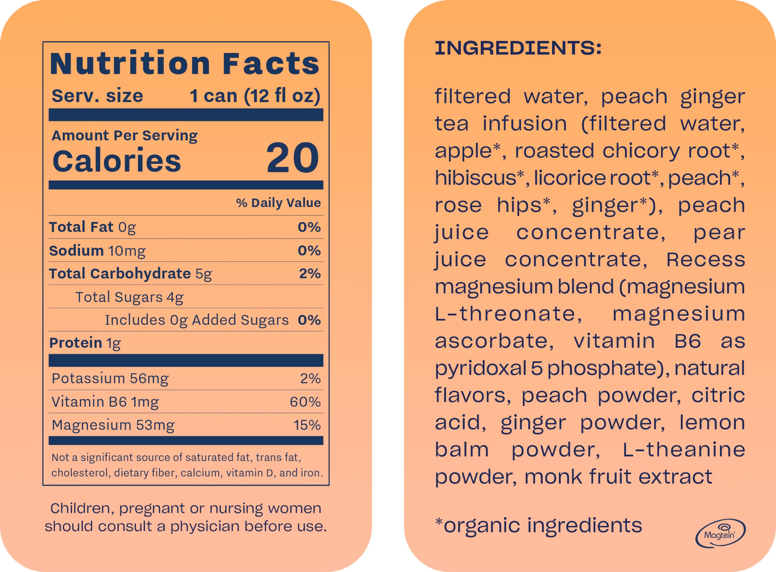 Recess Mood peach-ginger flavor in a can offers a refreshing, mindful moment.