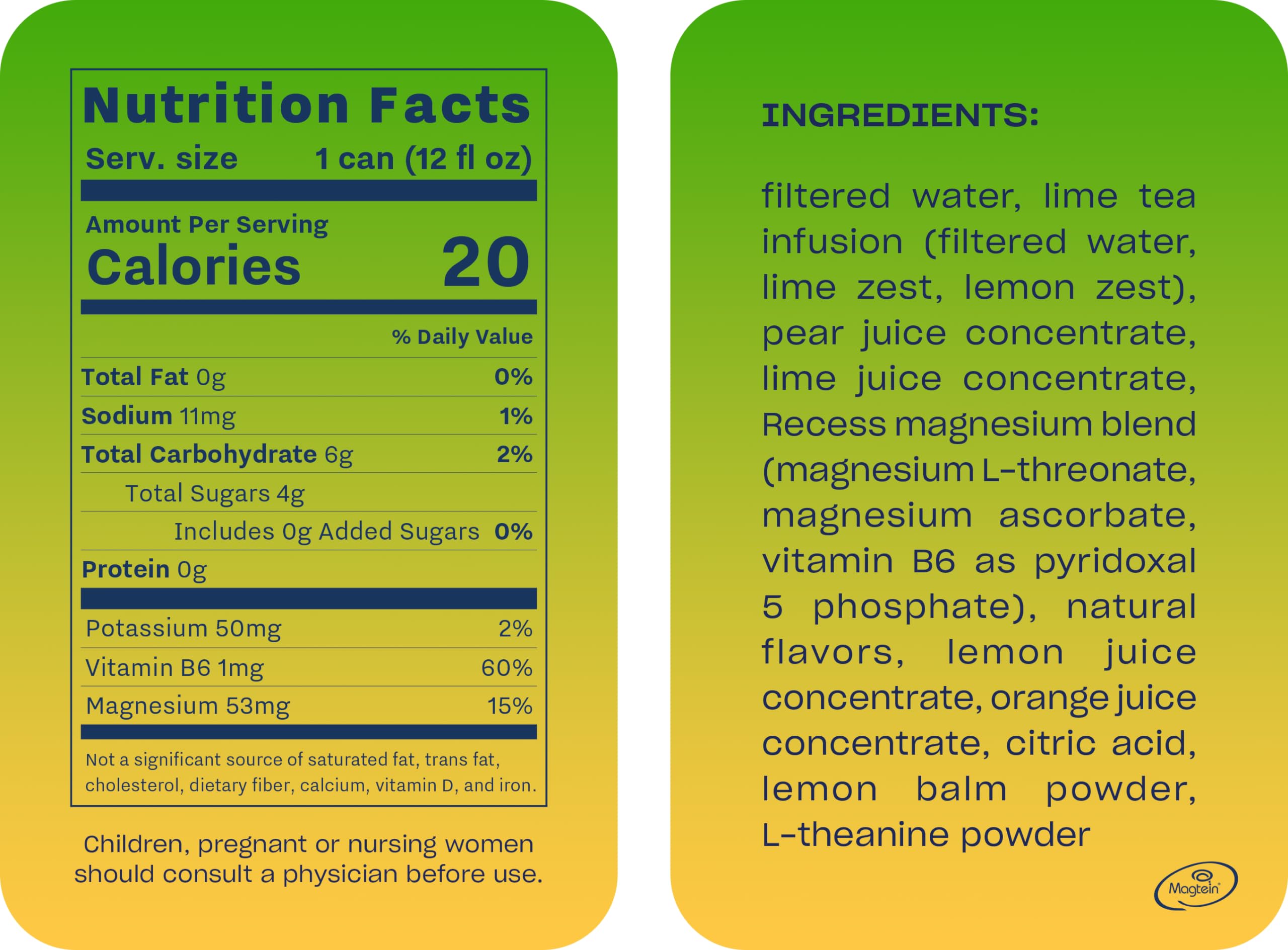 Recess Mood Lime Citrus can close-up with bright lime aroma.