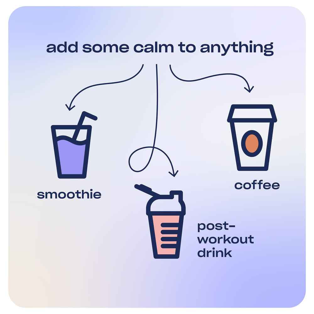 Recess Mood Powder ingredients panel highlighting magnesium L-threonate and L-theanine.