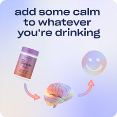 Recess Mood Powder poured into water for a refreshing sip.