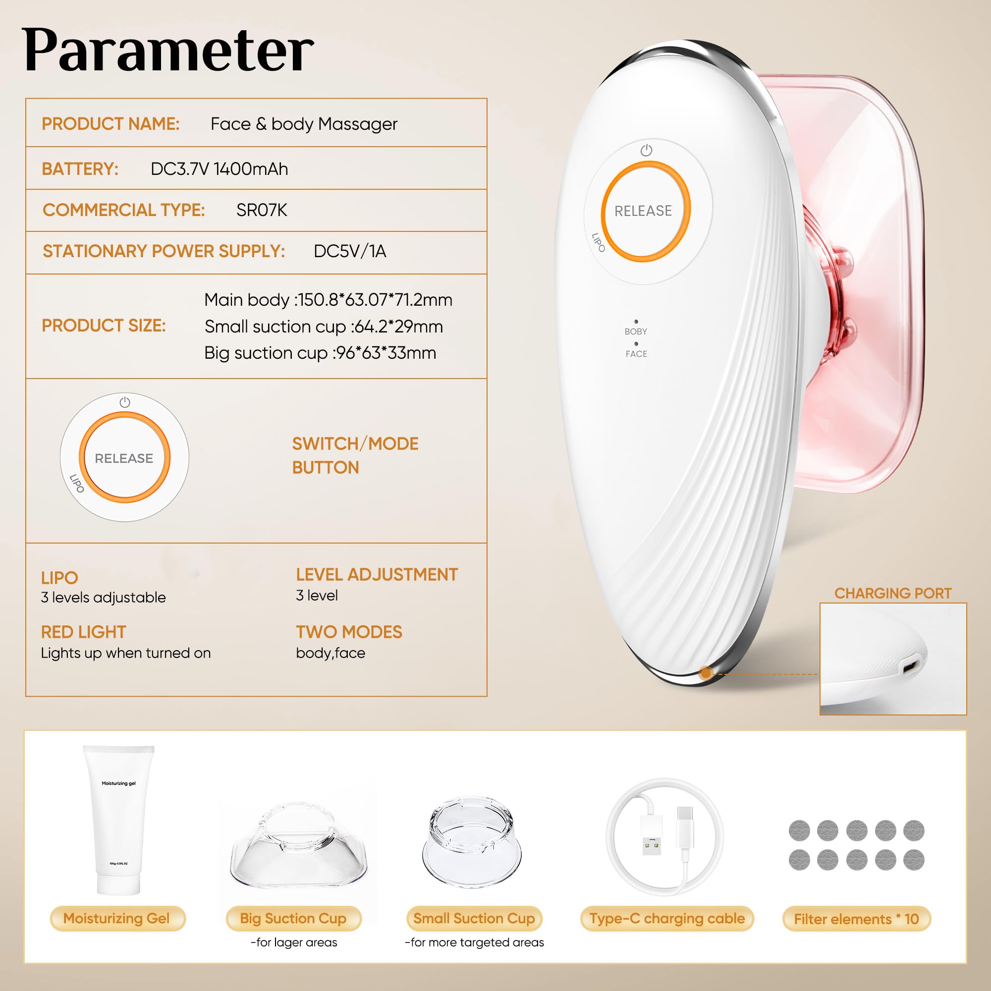 recgovt Body Smart Scraping handheld use supports targeted body sculpting at home