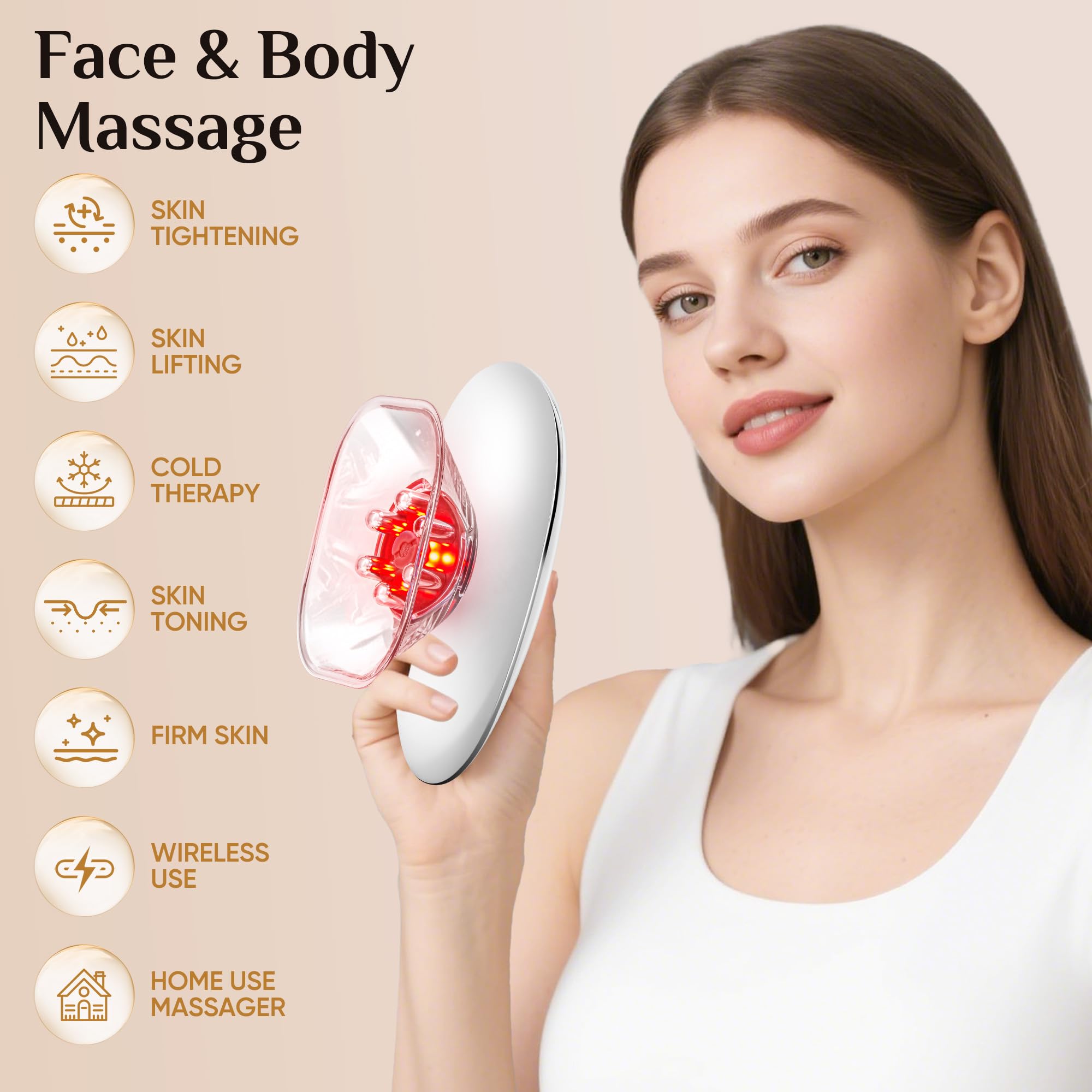 recgovt Body Smart Scraping two suction cups targeting larger areas like thighs