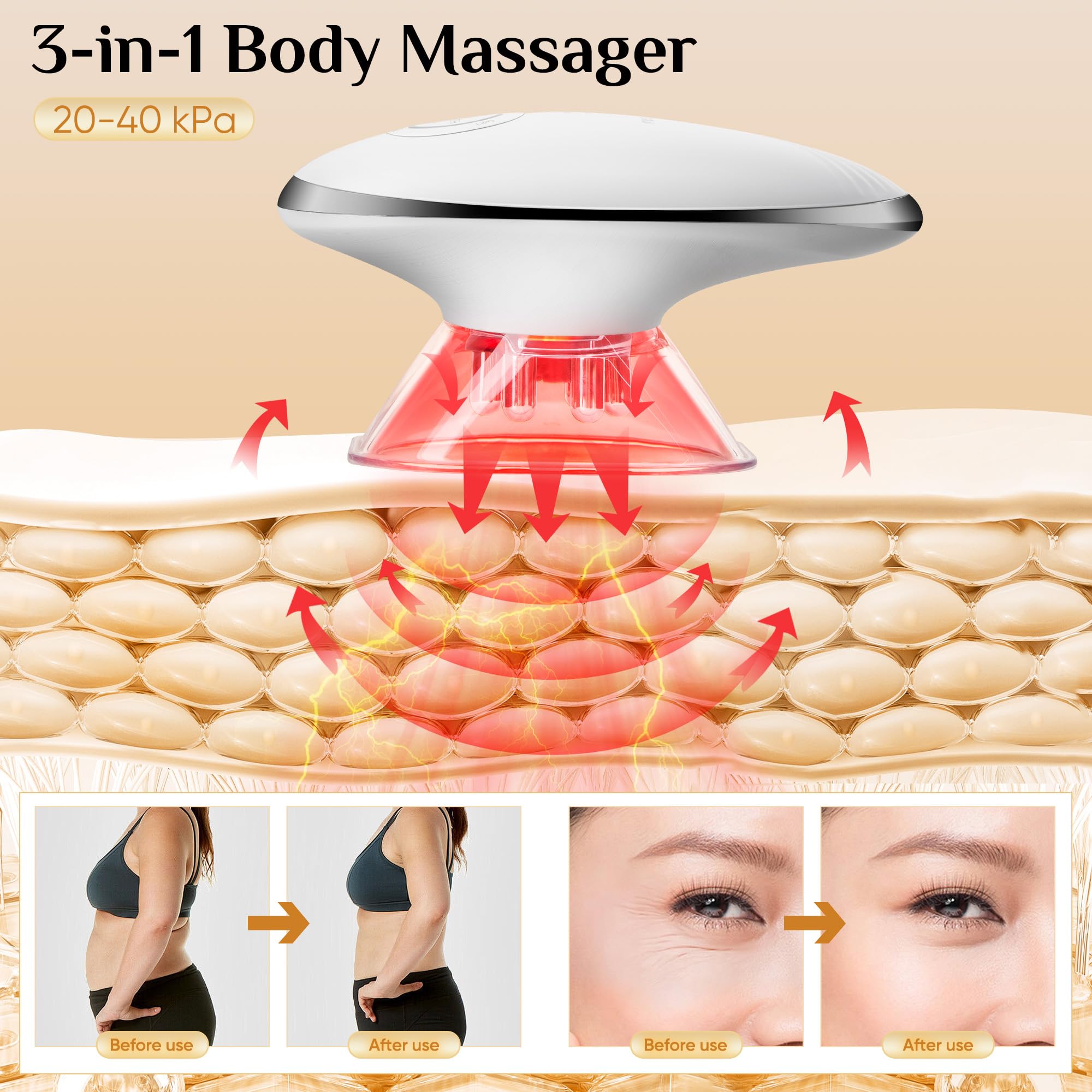 recgovt Body Smart Scraping applying oil for smoother glide and contouring at home