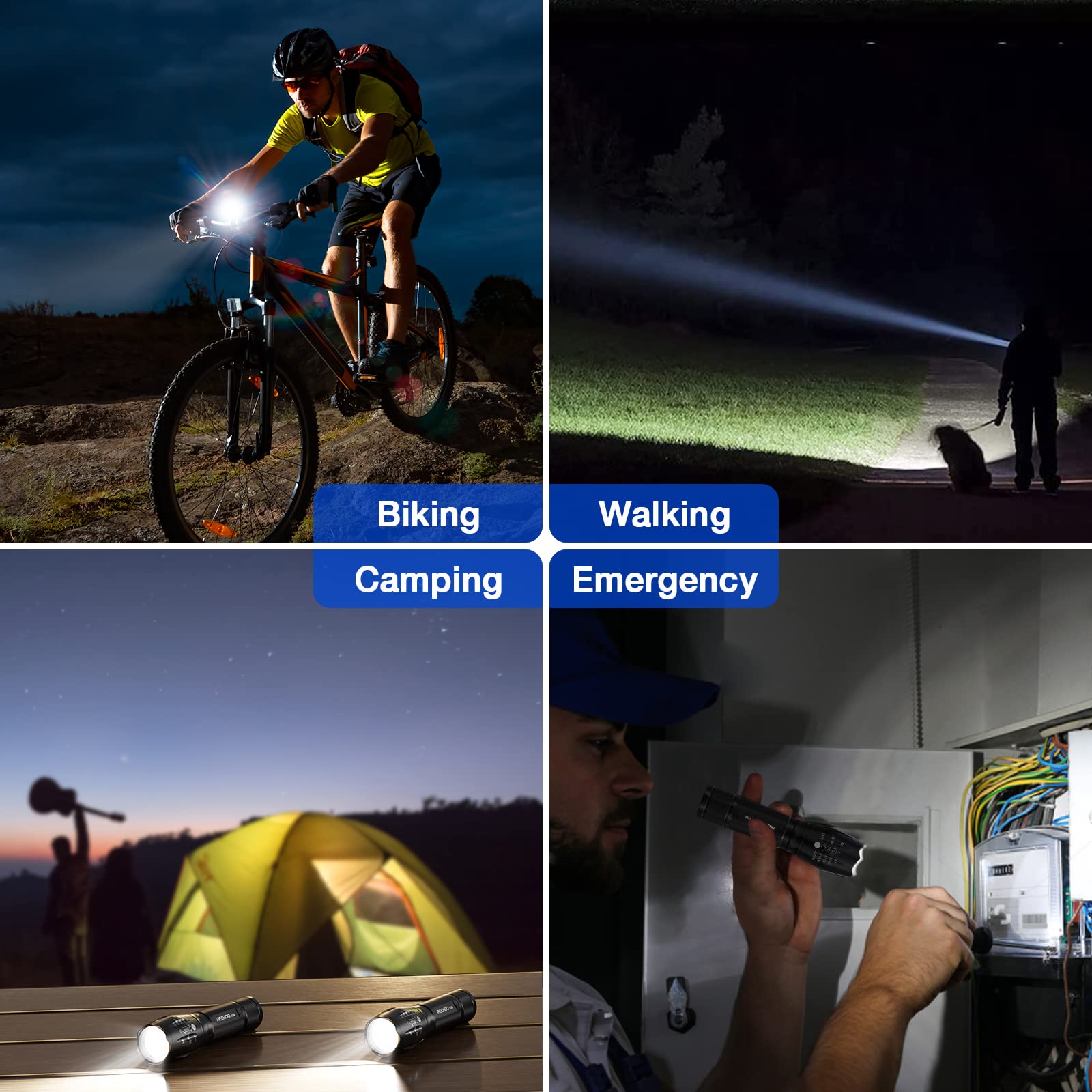 RECHOO S1500 operates in five modes for versatile lighting.