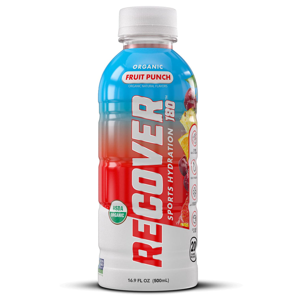 RECOVER 180 no-artificial-sweeteners highlights clean-label hydration.
