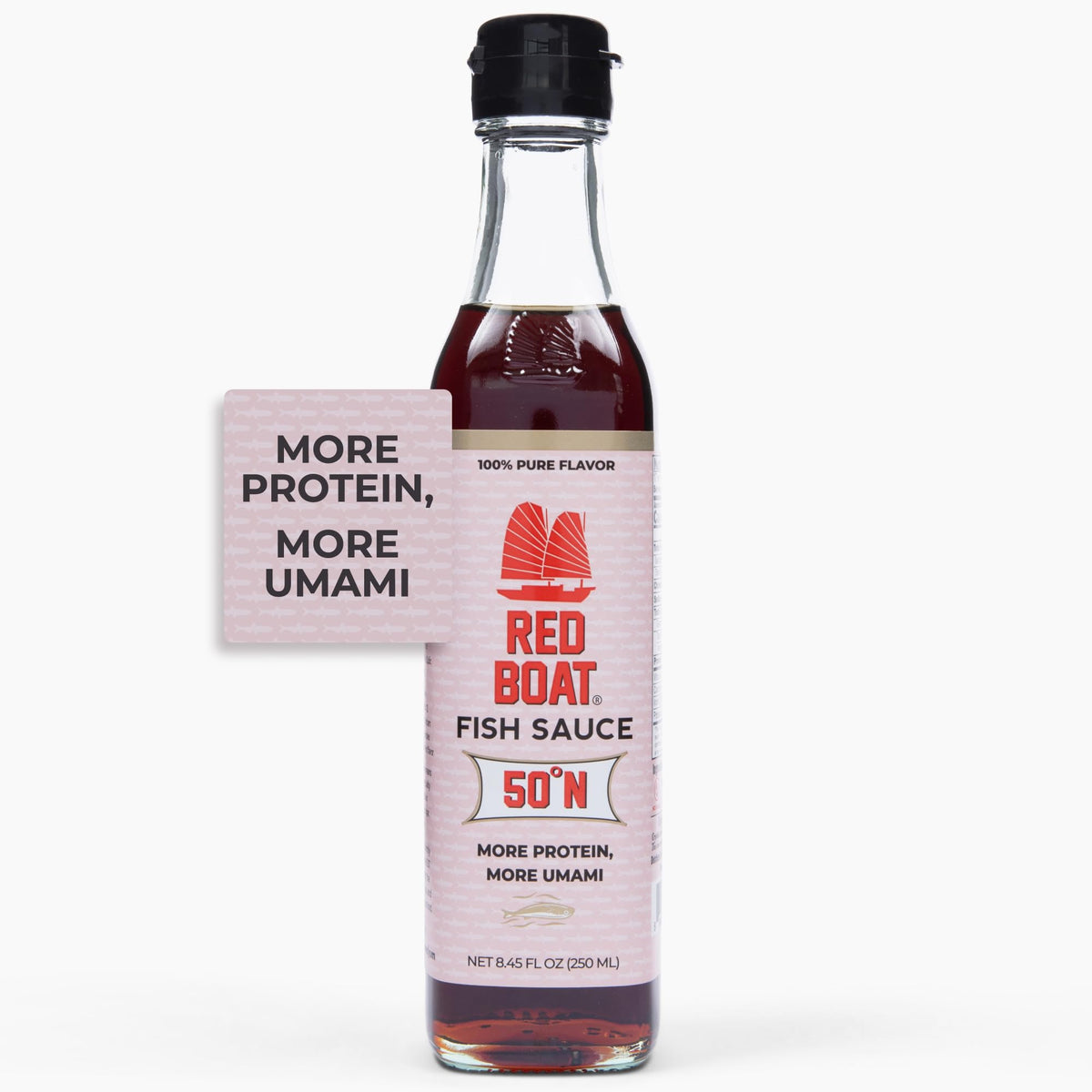 Red Boat Phamily Reserve bottle pour highlights rich umami for sauces