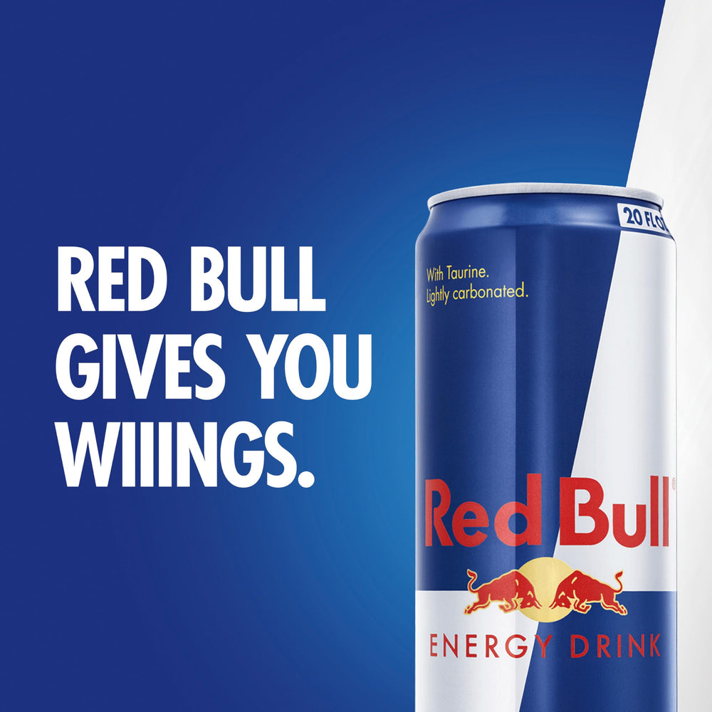 Red Bull aluminum can recycling graphic emphasizes sustainability.