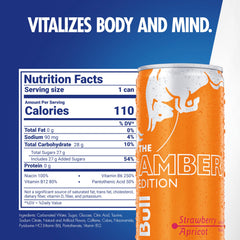 Four-pack of Red Bull Amber Edition on display for easy stocking