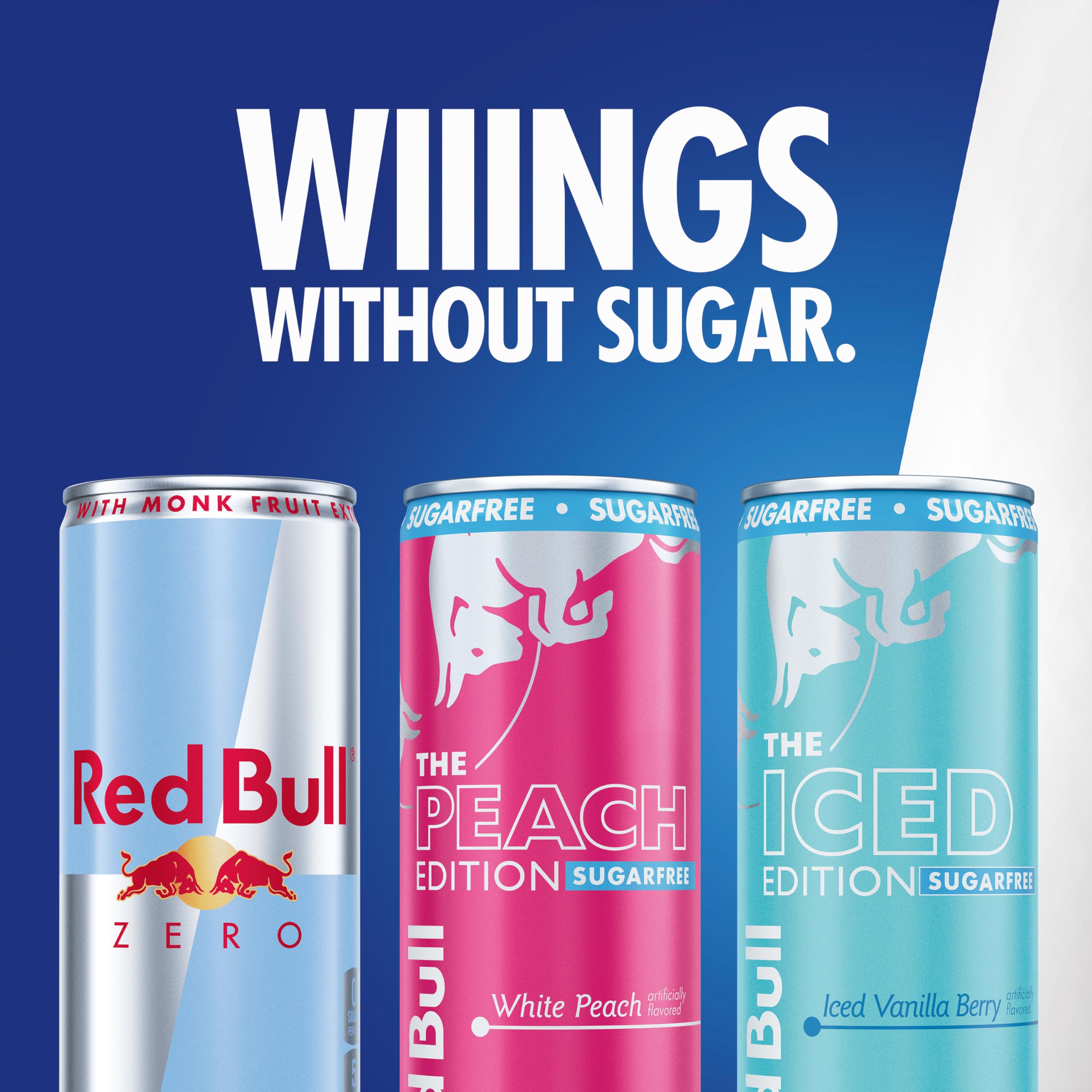 Red Bull on-the-go energy for workouts, gaming, or study.