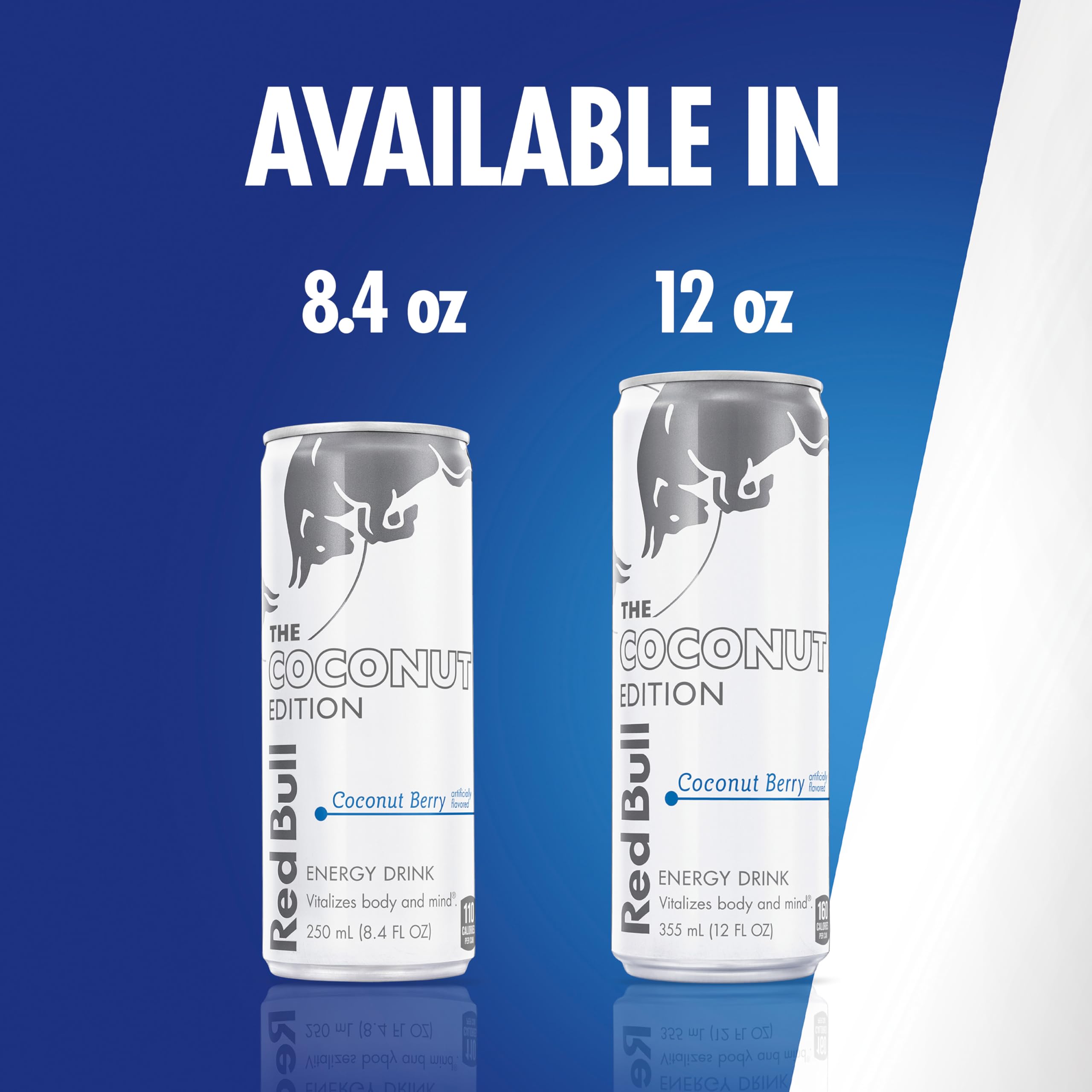 Coconut Berry aroma hints on the can for tropical energy