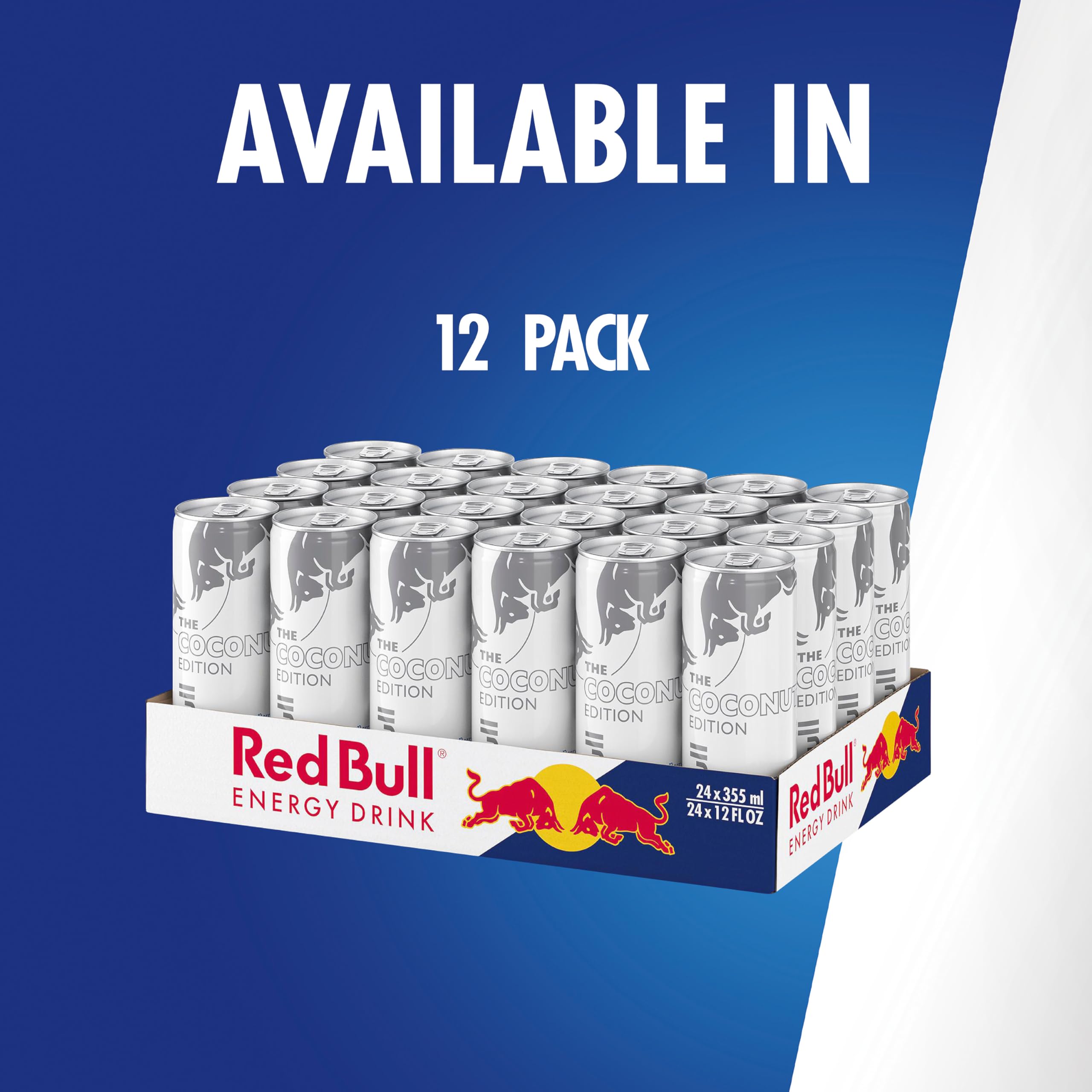 Sustainable aluminum can by Red Bull Coconut Edition supports recycling