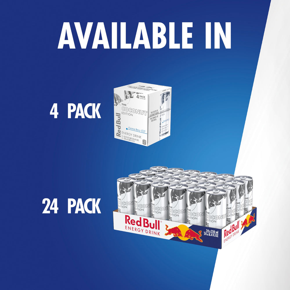 Red Bull Coconut Edition gym moment emphasizes focus and stamina for workouts.