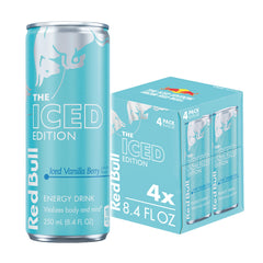 Red Bull Iced Edition can featuring blueberry-vanilla flavor for refreshing taste