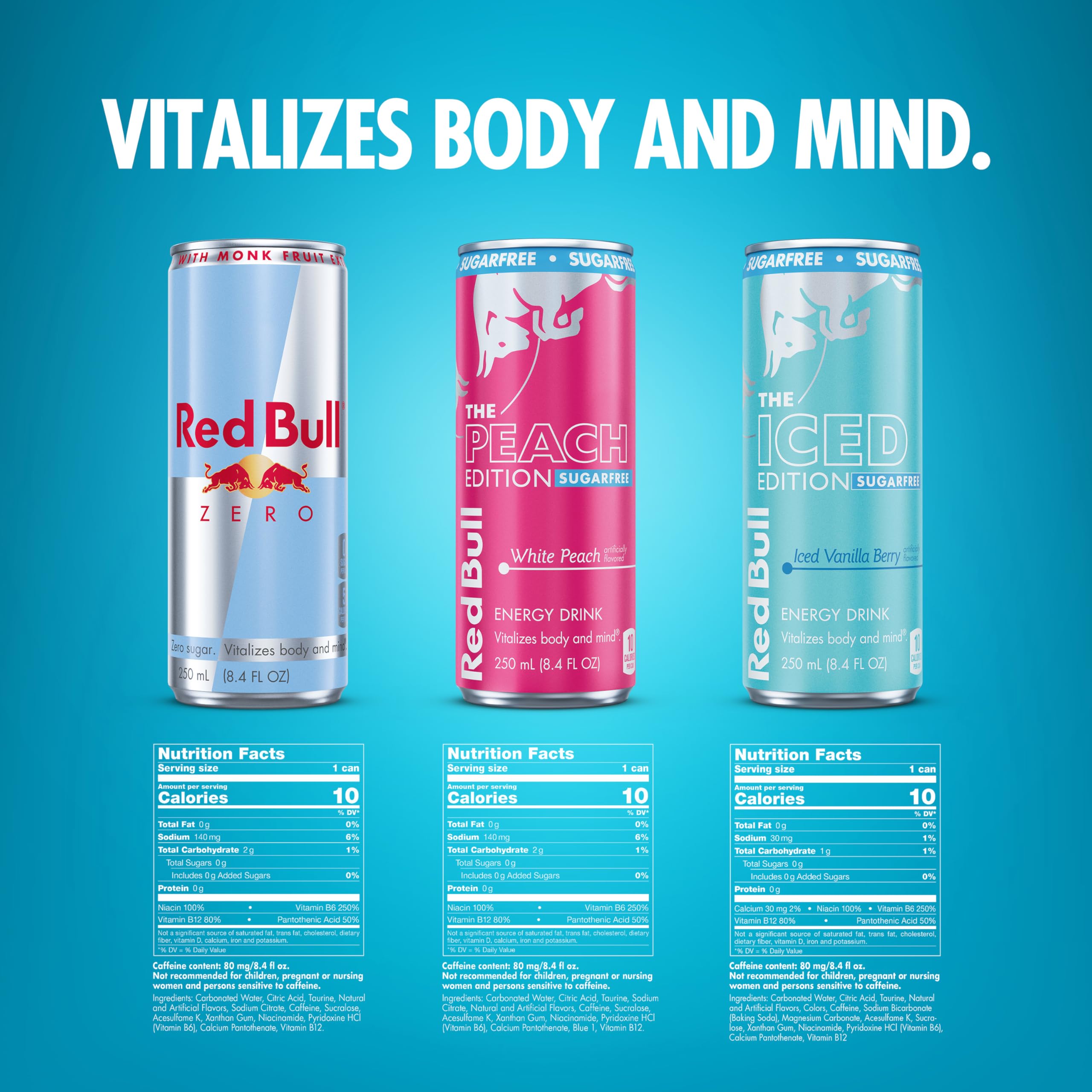 Red Bull Iced Vanilla Berry Sugarfree can enhances focus during study sessions.