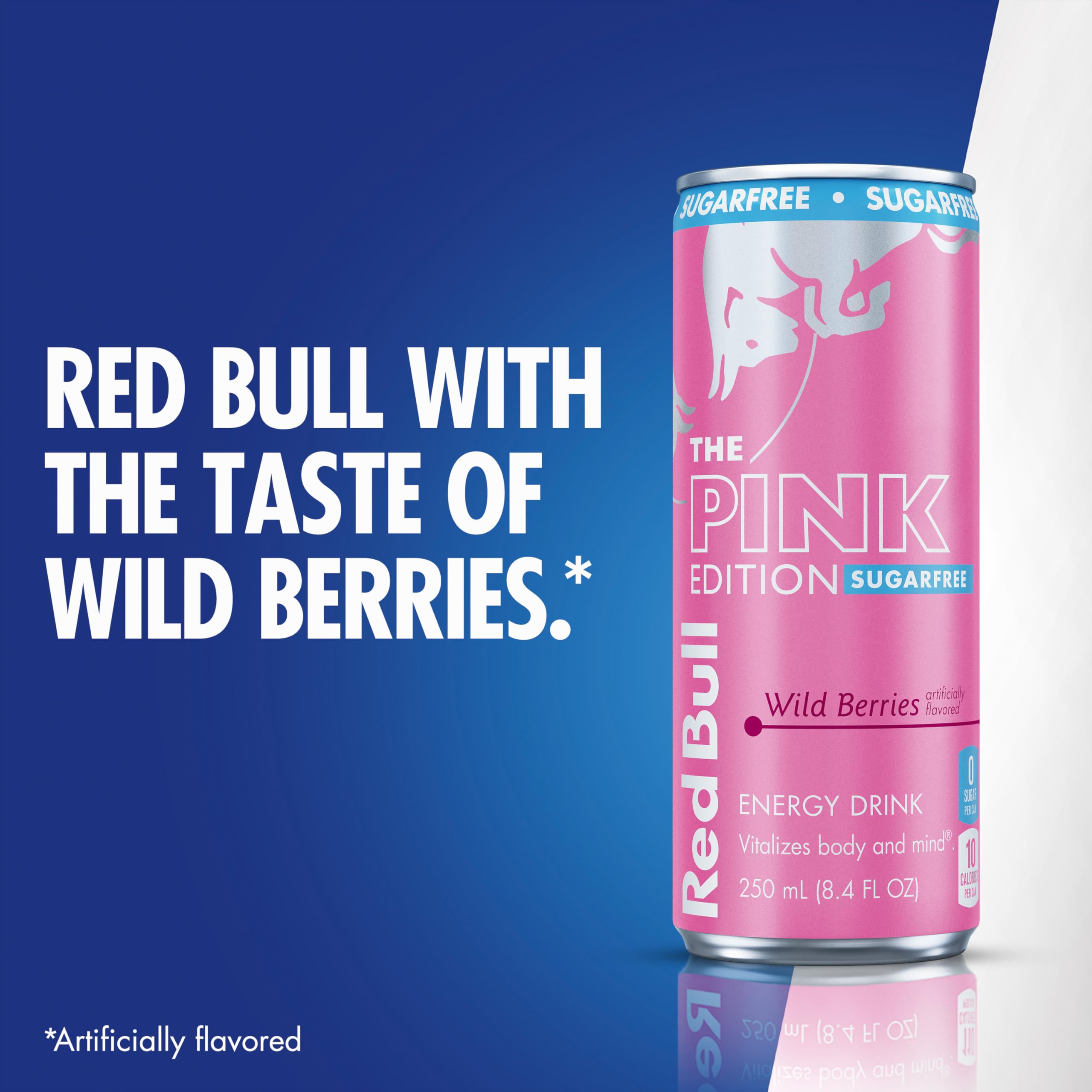 Red Bull Pink Edition recyclable aluminum can emphasizes sustainability