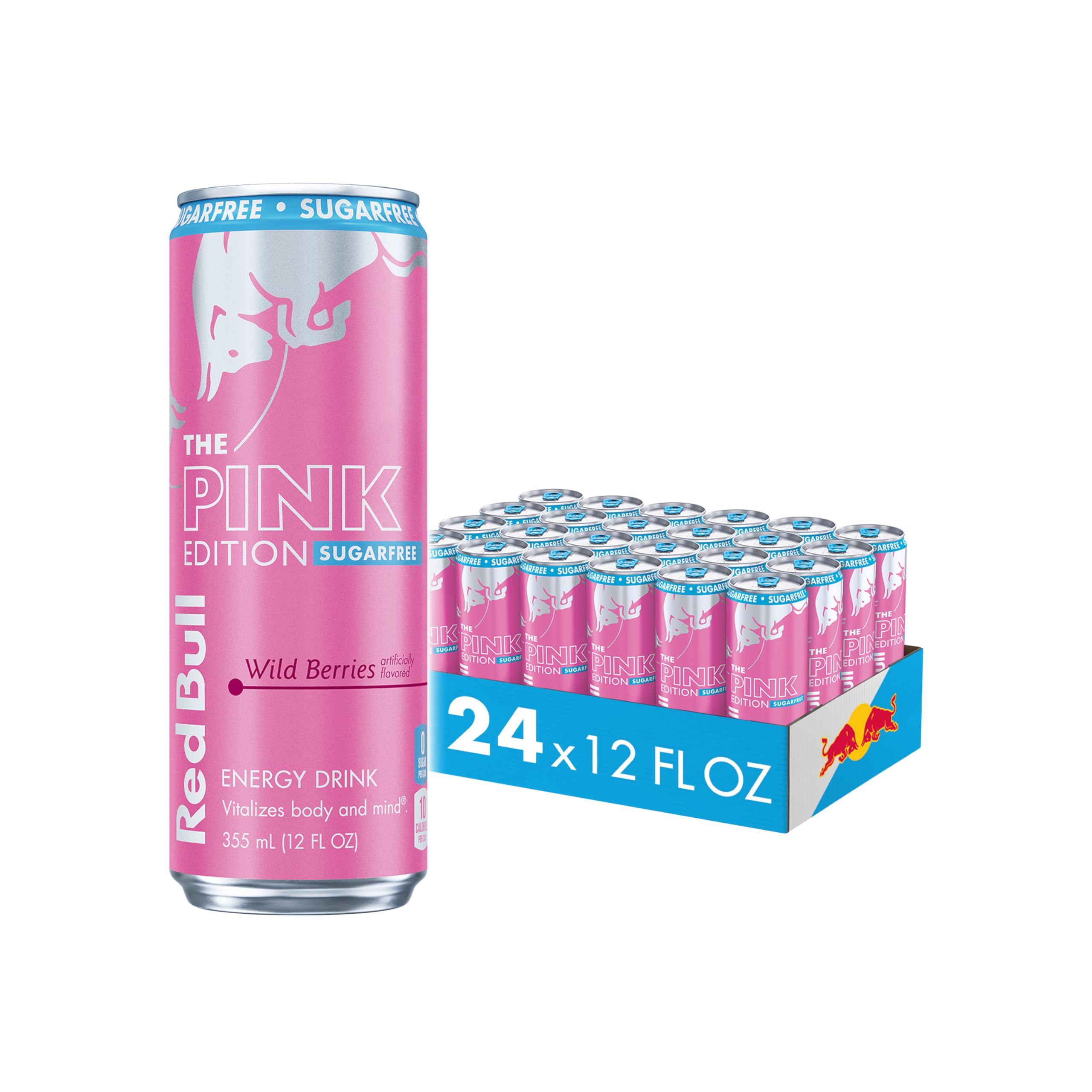 Red Bull Pink Edition Sugar-Free Wild Berries can boosts focus during study
