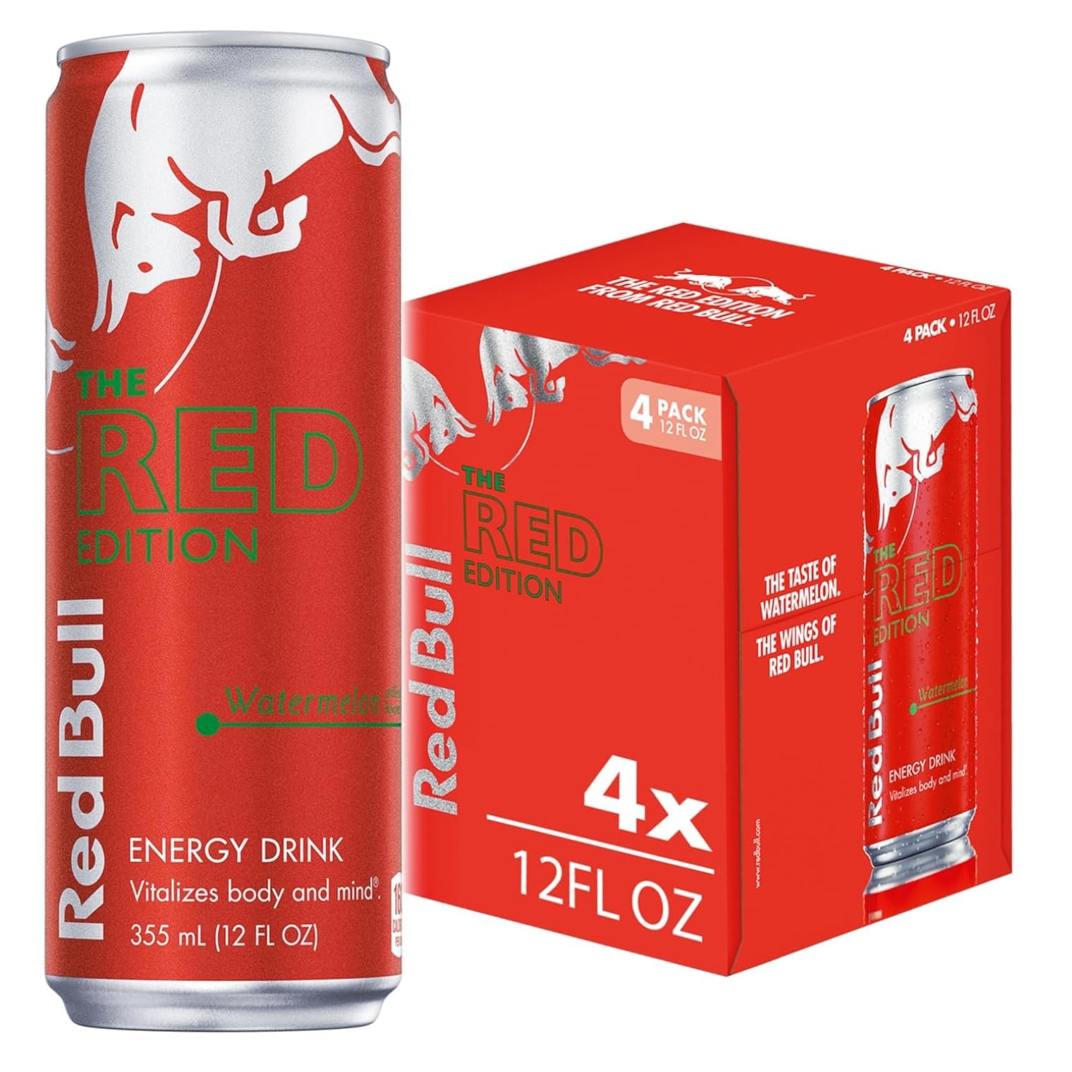 Red Bull Red Edition Watermelon can for a cool energy lift on the go