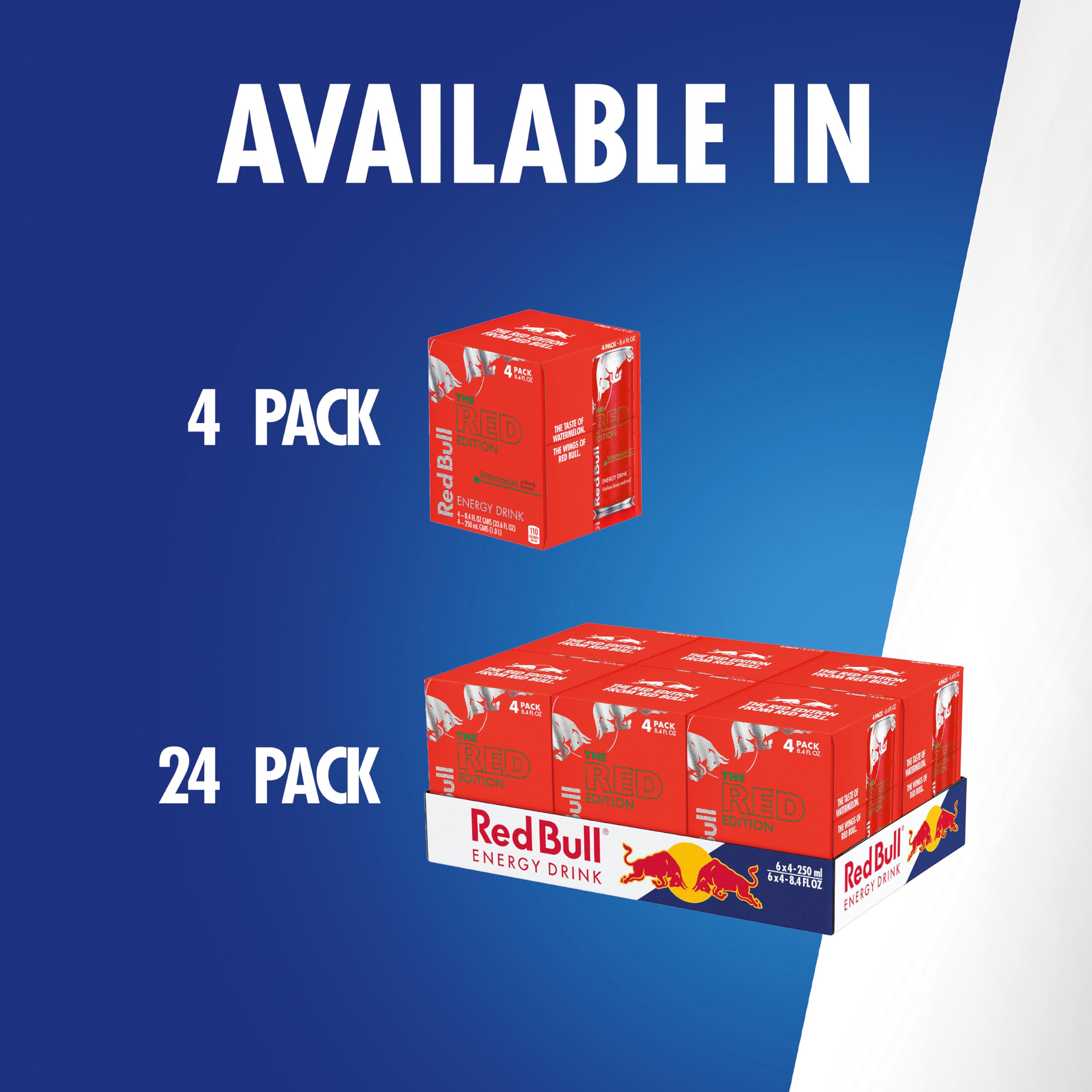 Lifestyle shot of Red Bull Red Edition Watermelon energy drink in everyday life.