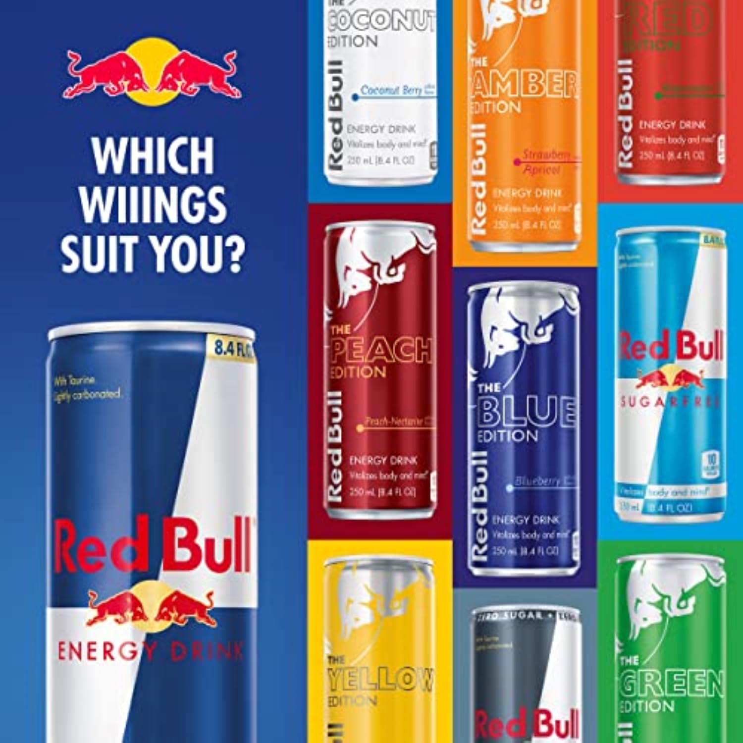 Athlete using Red Bull Sea Blue Edition during activity