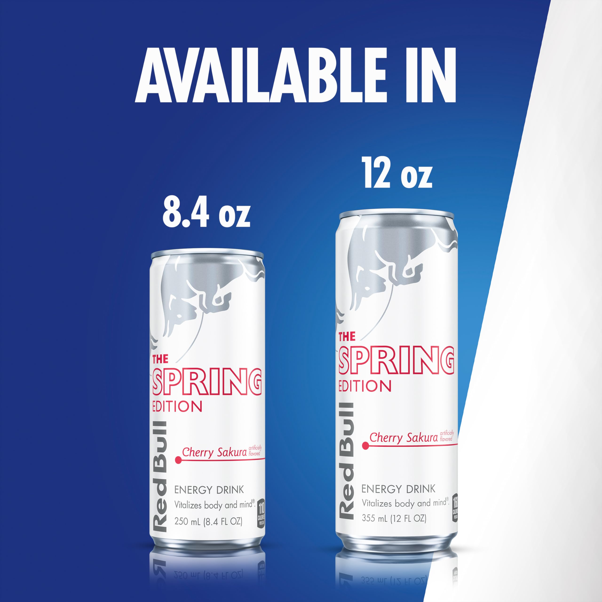 Red Bull Spring Edition Cherry Sakura energy drink suitable for workouts and late study sessions.