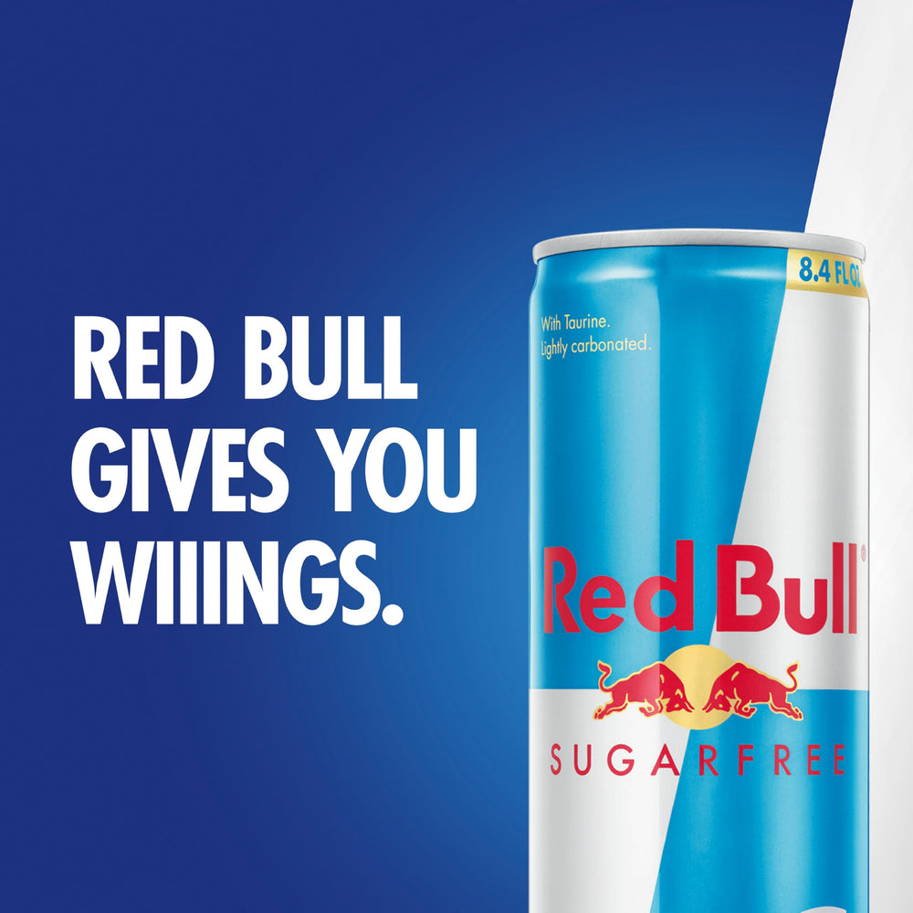 Road trip scene with Red Bull Sugar Free for energy on the go