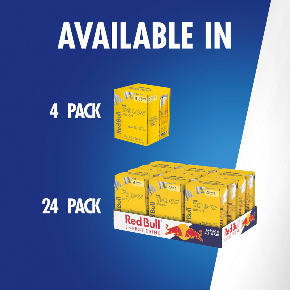 Red Bull Yellow Edition Tropical fridge storage concept for cooling and freshness