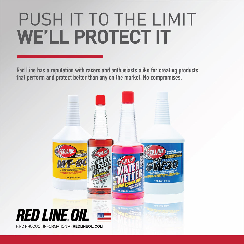 Two-pack display of Red Line MT-90 for convenience and value