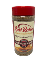 Red Robin Signature Seasoning bottle ready to elevate burgers and meats.