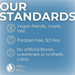 Red Seal toothpaste ingredients emphasize natural, SLS and parabens-free formula