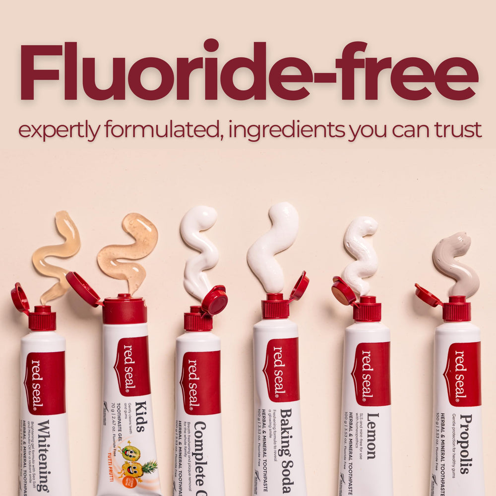 Red Seal toothpaste recyclable packaging reduces waste